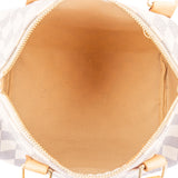 Louis Vuitton Damier Azur Monogram Speedy 25 Handbag