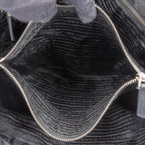Prada Black Nylon Triangle Handbag