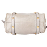 Miu Miu Grey Leather City Handbag
