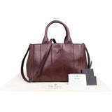 Prada Bordeaux Leather City Handbag