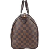 Louis Vuitton Damier Ebene Monogram Speedy 30 Handbag