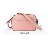 Gucci Pink GG Monogram Guccissima Crossbody Bag