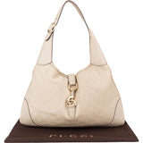 Gucci Leather GG Monogram Jackie Handbag