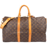 Louis Vuitton Canvas Monogram Keepall 45 Bandouliere