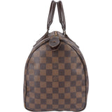 Louis Vuitton Damier Ebene Monogram Speedy 30 Handbag