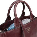 Prada Bordeaux Leather City Handbag