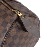Louis Vuitton Damier Ebene Monogram Speedy 30 Handbag