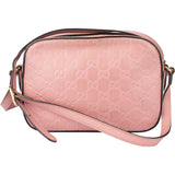 Gucci Pink GG Monogram Guccissima Crossbody Bag