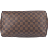 Louis Vuitton Damier Ebene Monogram Speedy 30 Handbag