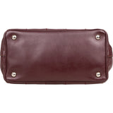 Prada Bordeaux Leather City Handbag