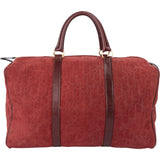 Christian Dior Suede Monogram Boston 40 Duffle Bag