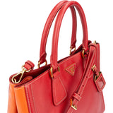 Prada Bicolor Saffiano Leather Galleria Handbag