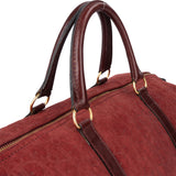 Christian Dior Suede Monogram Boston 40 Duffle Bag