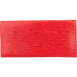 Louis Vuitton Rouge Epi Leather Rouleau Jewelry Clutch