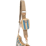 Prada Tricolor Raffia Re-Editon Crossbody bag