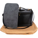 Louis Vuitton Noir Epi Leather Nice Vanity Handbag