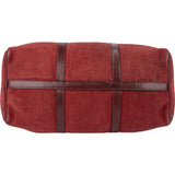 Christian Dior Suede Monogram Boston 40 Duffle Bag