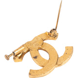 Chanel Crystal CC Mini Brooch