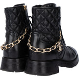 Chanel Quilted Lambskin Chain Boots (37 1/2)