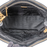 Prada Black Saffiano Leather Galleria Handbag