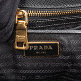Prada Black Saffiano Leather Galleria Handbag