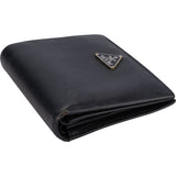 Prada Black Nylon Triangle Wallet