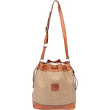 Celine Maccadam Monogram Bucket Shoulder Bag