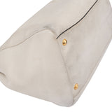 Prada White Calfskin Vitello Handbag