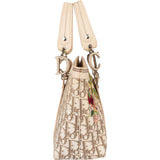 Christian Dior Trotter Monogram Floral Handbag