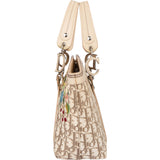 Christian Dior Trotter Monogram Floral Handbag