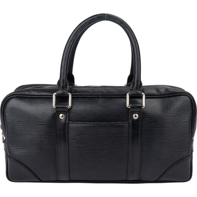 Louis Vuitton Noir Epi Leather Vivienne Long MM Handbag - vintageandkickz