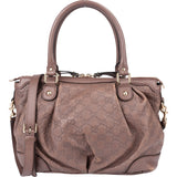 Gucci Leather GG Monogram Sukey Handbag