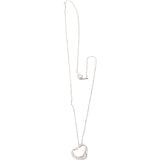Tiffany & Co. 925 Sterling Silver Peretti Heart Necklace