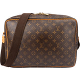 Louis Vuitton Canvas Monogram Reporter GM Crossbody Bag