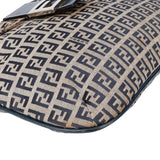 Fendi FF Monogram Baguette Buckle Shoulder Bag
