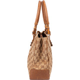 Gucci GG Monogram Bamboo Handbag