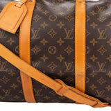 Louis Vuitton Canvas Monogram Keepall Bandouliere 50