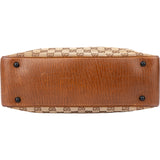 Gucci GG Monogram Bamboo Handbag