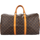 Louis Vuitton Canvas Monogram Keepall Bandouliere 50