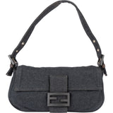 Fendi Classic FF Buckle Baguette Handbag