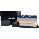 Chanel 2.55 Tweed Single Flap Crossbody Bag