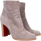 Louboutin Velour Eleonor Ankle Boots (39)