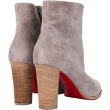 Louboutin Velour Eleonor Ankle Boots (39)