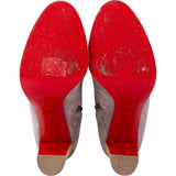 Louboutin Velour Eleonor Ankle Boots (39)