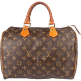 Louis Vuitton Canvas Monogram Speedy 30 Handbag