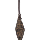 Fendi FF Monogram Baguette Buckle Shoulder Bag