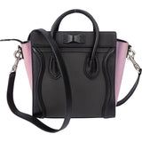 Céline Tricolor Leather Luggage Handbag