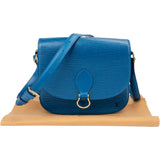 Louis Vuitton Bleu Epi Leather Saint Cloud GM Crossbody Bag