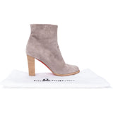 Louboutin Velour Eleonor Ankle Boots (39)