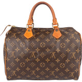 Louis Vuitton Canvas Monogram Speedy 30 Handbag